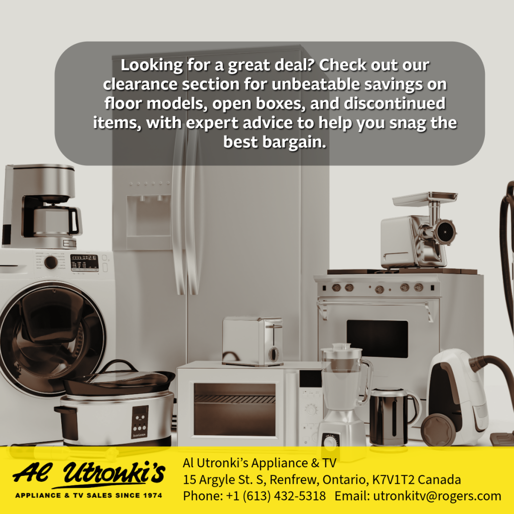 Discover the best spring appliance deals in Renfrew with expert tips on choosing quality products and saving more this season.